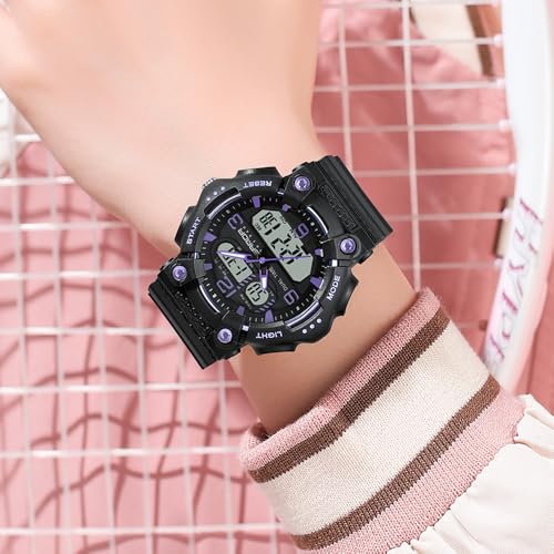 Gosasa Fashion Men's Women's Digital Analog Sports Watch Dual - Product Imagery