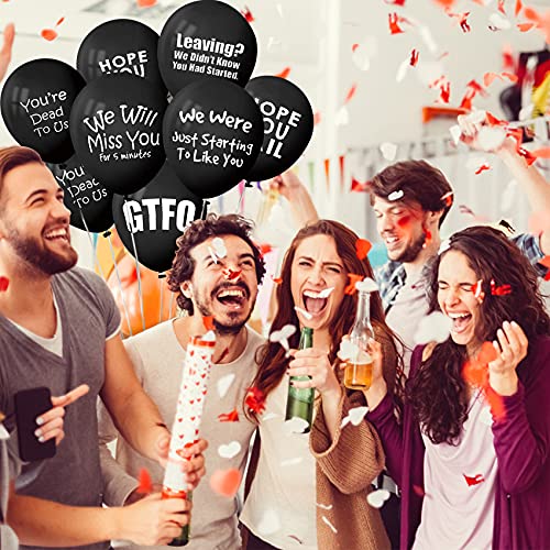 OIIKI 18Pack Party Decorations Balloon for Funny Coworker Going - Product Imagery