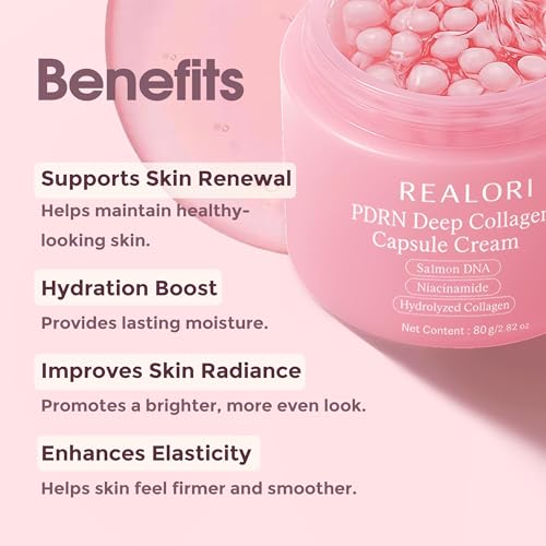 realori PDRN Cream, Boba Moisturizer, Korean Skin Care, Collagen - Product Imagery