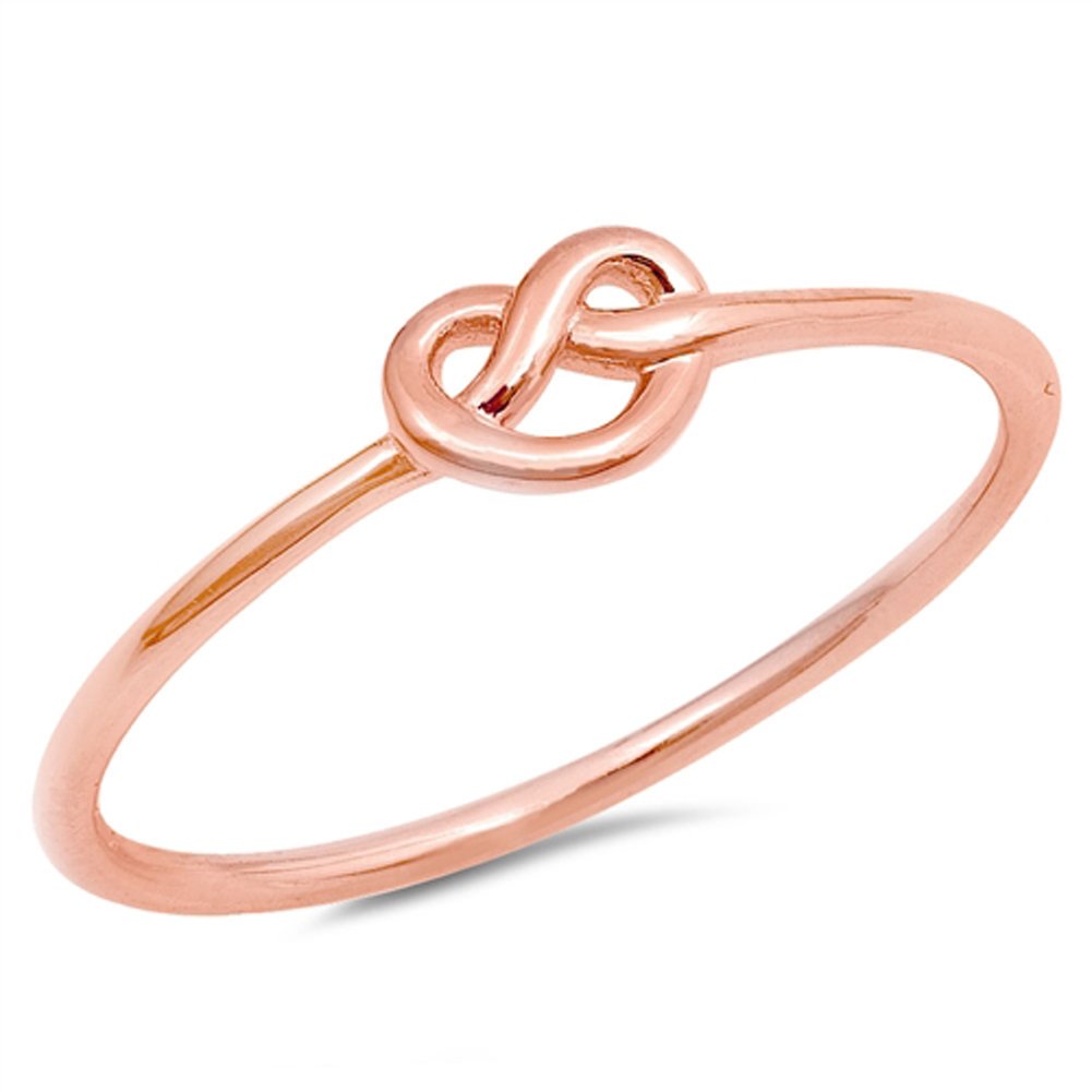 CHOOSE YOUR COLOR Sterling Silver Knot Ring - Sac Silver Official Imagery - 8