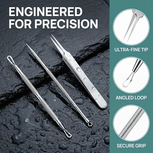 Skin Care Tool Kit, 3 PCS Stainless Steel Skin Beauty Tools with - Product Imagery