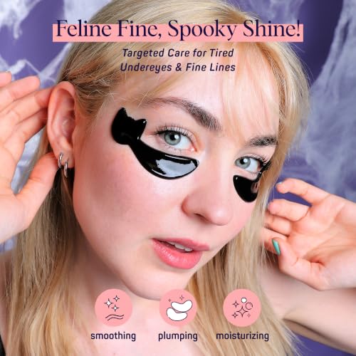 SpaLife Cat Smoothing Korean Eye Patches | Halloween Gifts For - Product Imagery