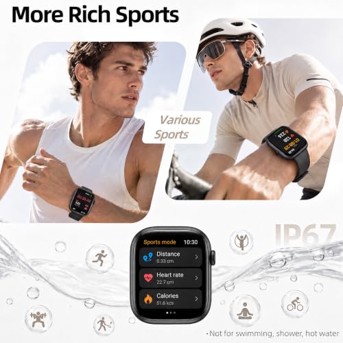 Smart Watch for Women Men, Bluetooth Answer/Make Call, 1.83" HD - Product Imagery