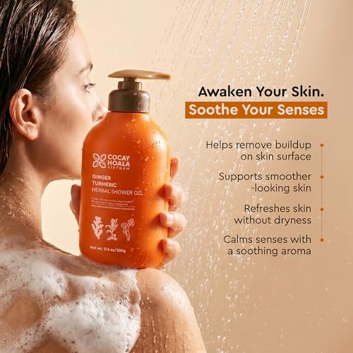 COCAY HOALA Turmeric Exfoliating Body Wash - Product Imagery
