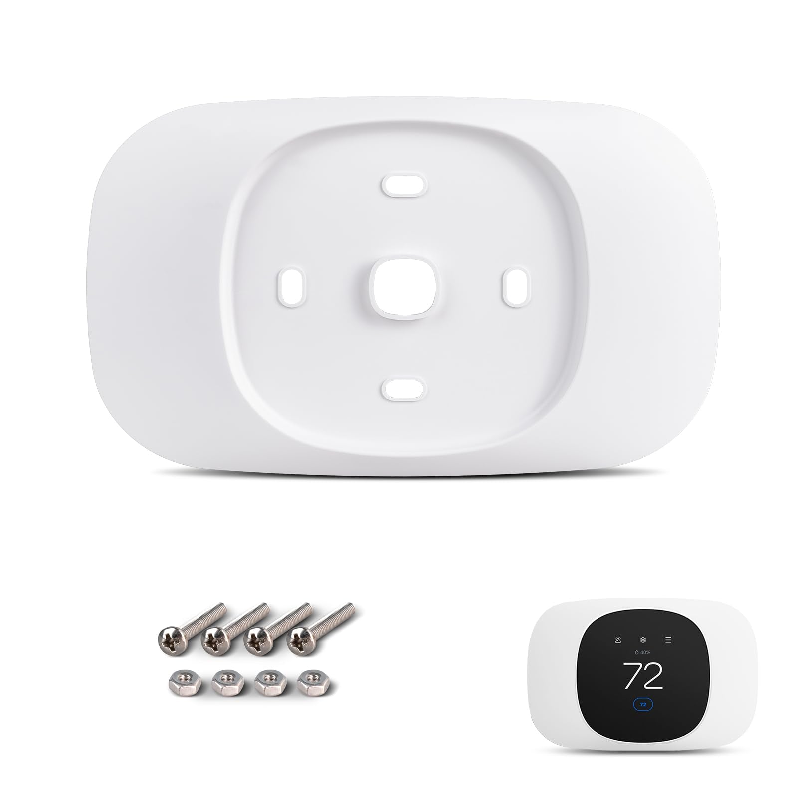 CERCGVEL Trim Plate Compatible with ecobee Smart Thermostat Essen - CERCGVEL Official Product View 1
