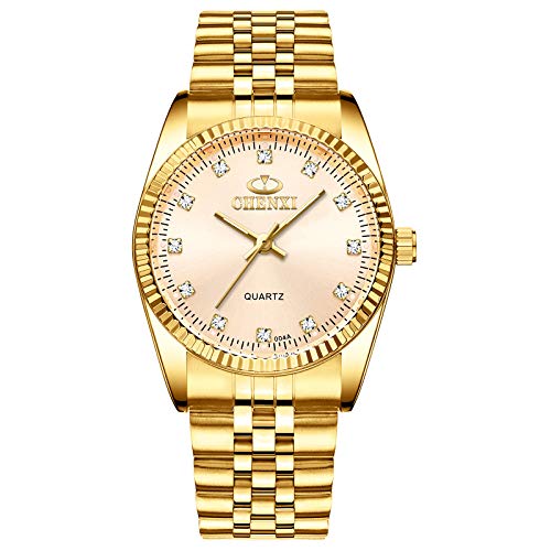 DREAMING Q&P Fq-043 Classic Golden Stainless Steel Male Female - Product Imagery