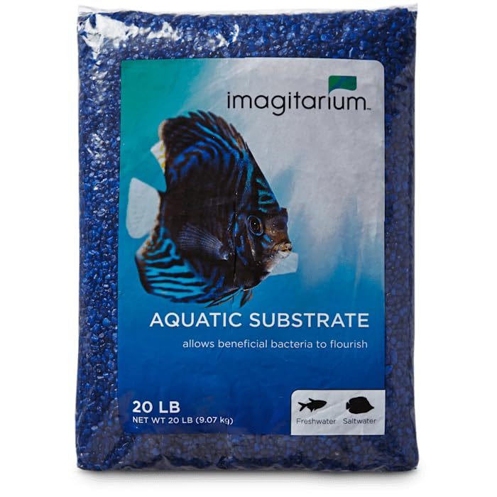 imagitarium by Petco Aquarium Gravel Substrate Dark Blue 20 - imagitarium Official Imagery - 1