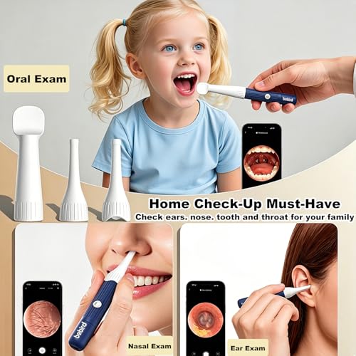 Ear Wax Removal Camera with Light, 1080P HD Visual Ear Cleaner, - Product Imagery