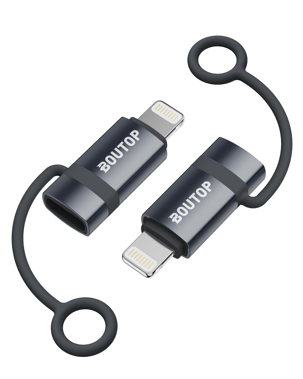 BOUTOP   36W USB C to Lightning Adapter 2 Pack by BOUTOP - Angle View 2