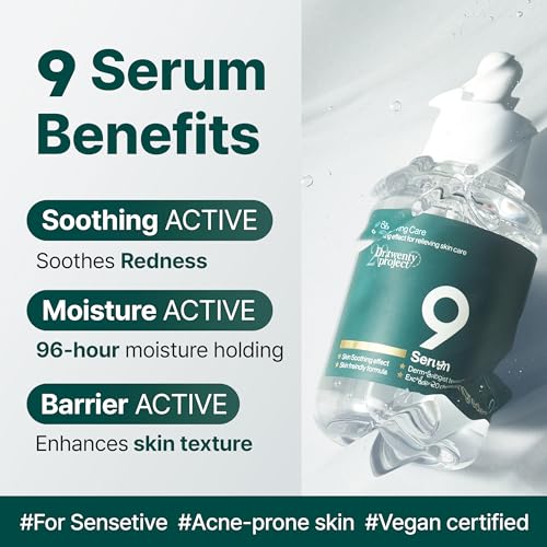 9 Serum for Calming, Hydrating, and Barrier-Strengthening with - Product Imagery
