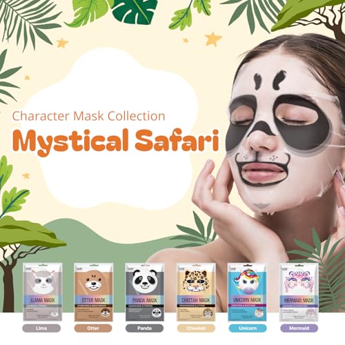 Epielle Character Face Mask Mystical Safari 6 Pack, Fun & Effe... - Product Imagery