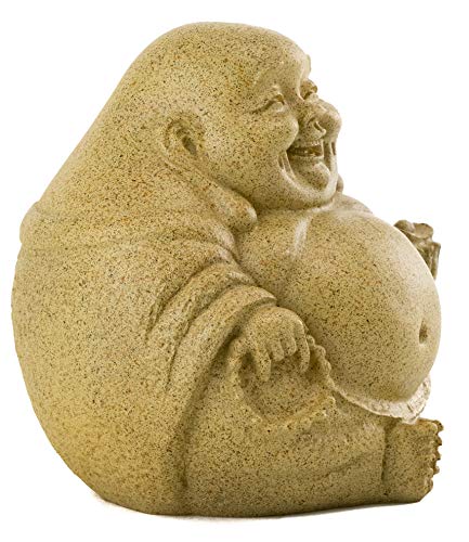 Top Collection Mini Happy Buddha Laughing Statue - Hand Painted - Product Imagery