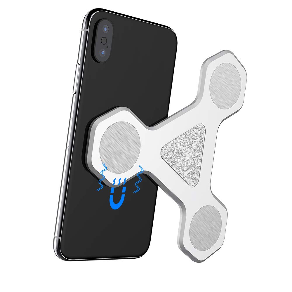 xcivi Magnetic Screen Side Phone Mount for Laptop & Monitor Screen Setup