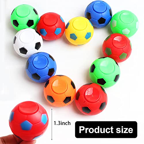 32 PCS Mini Fidget Spinners Soccer Ball Toys for Kids, Soccer - Product Imagery