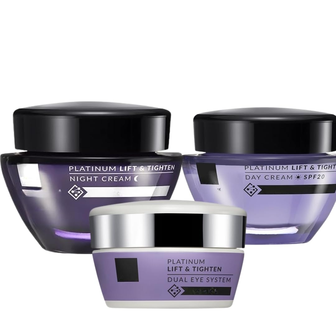Platinum Day Cream and Night Cream Anti Aging Anti Wrinkle - Premium Selection Official Imagery - 2