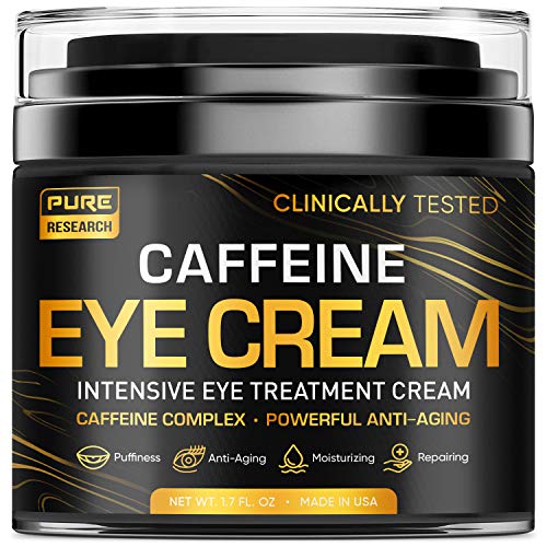 PURE RESEARCH Caffeine Eye Cream For Anti Aging, Dark Circles, - Product Imagery