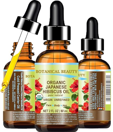 Botanical Beauty Organic HIBISCUS OIL JAPANESE 100 Pure - Botanical Beauty Official Imagery - 1