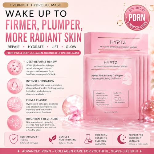 Salmon DNA PDRN Collagen Face Mask – Korean Face Mask for Glass - Product Imagery