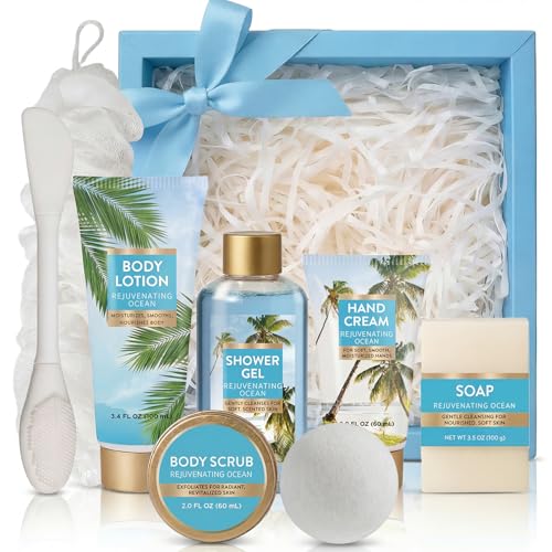 Spa Luxetique Gifts for Women 8pcs Refreshing Ocean Gift Set - SPA LUXETIQUE WORLD Official Imagery - 1