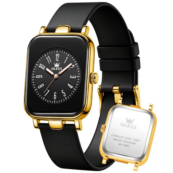 OLEVS Watch for Women Casual Fashion Silicone Strap Elegant - Product Imagery