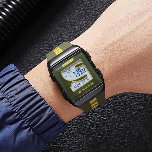 Unisex Waterproof Digital Watch Casual Electronic Wristwatch - Product Imagery