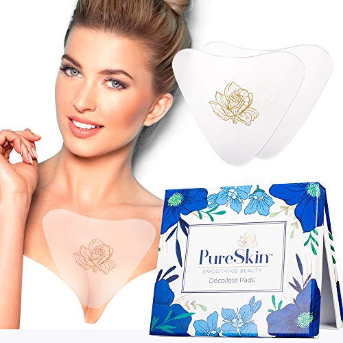 PureSkin Chest Wrinkle Patches 4 Pack Silicone Chest Wrinkle - PureSkin SMOOTHING BEAUTY Official Imagery - 1