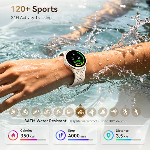 Smart Watch for Women/Men for iPhone & Android, 1.27" Ultra-HD - Product Imagery