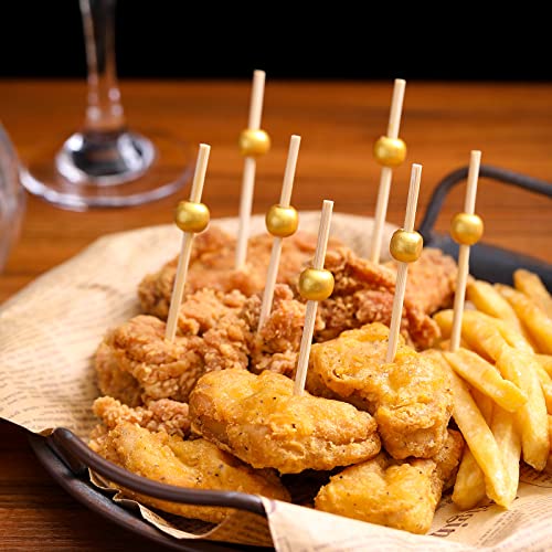 200 Pcs Cocktail Picks, Fancy Toothpicks for Appetizers, Mini - Product Imagery
