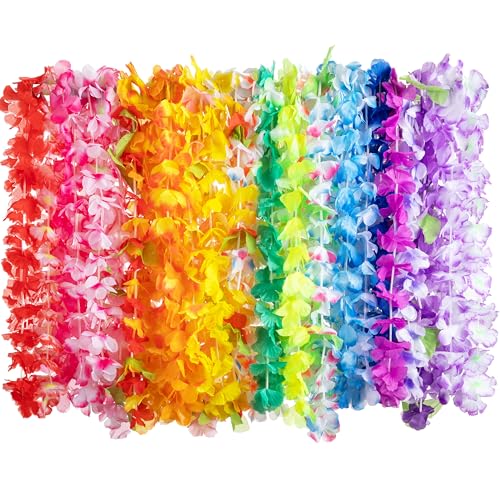 Joyin Toy 36 Counts Hawaiian Leis Bulk, Tropical Flower Lei - Product Imagery
