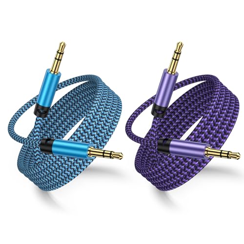 Ououdee 3.5mm Audio Cable,5FT 2Pack Aux Cord 3.5 mm Male to Male by Ououdee - Angle View 1