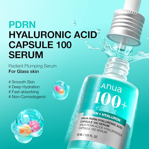 Anua PDRN Hyaluronic Acid Capsule 100 Serum, 1.01 fl.oz - Product Imagery