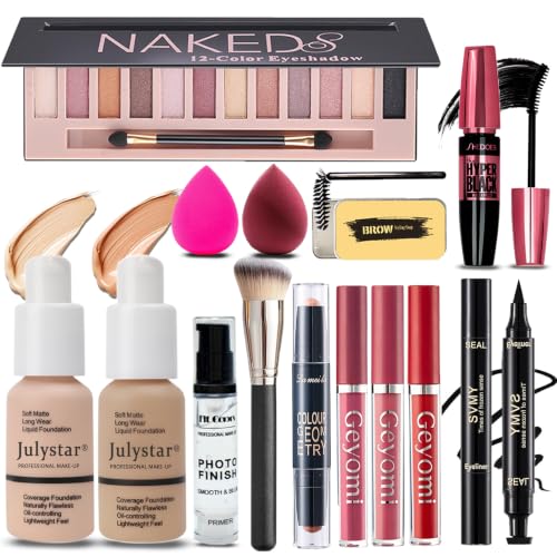 All in One Makeup Kit for Women Full Kit Makeup Set 12 - Geyomi Official Imagery - 1