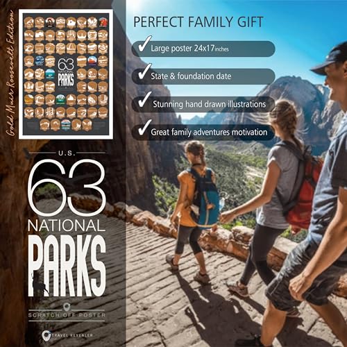 Travel Revealer Bundled - 100 Movie Scratch Off Poster + 63 - Product Imagery