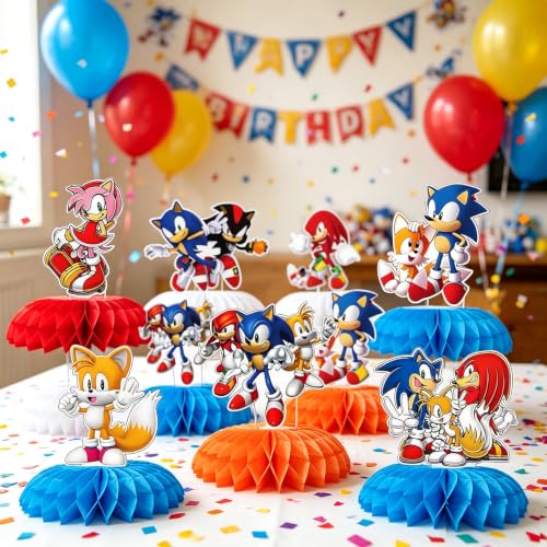 Tititada Sonic Aliaurora for yuguigou Birthday Party Supplies, - Product Imagery