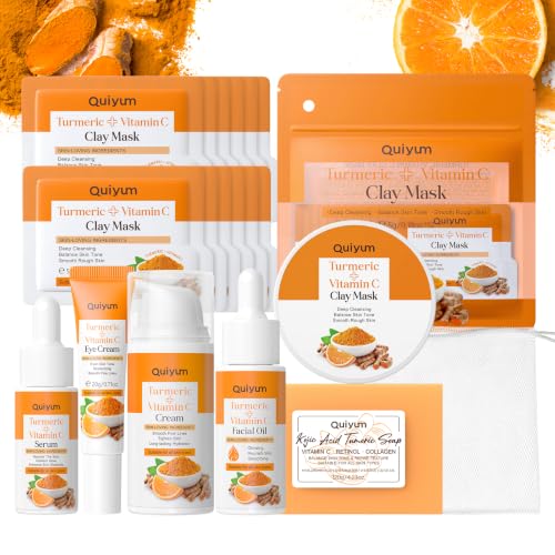 Turmeric Vit C Skin Care Set Beauty Gift Sets Skincare for - QUIYUM Official Imagery - 1