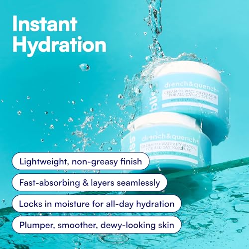 Bliss Drench & Quench Hyaluronic Acid Face Moisturizer - 1 Fl Oz - Product Imagery