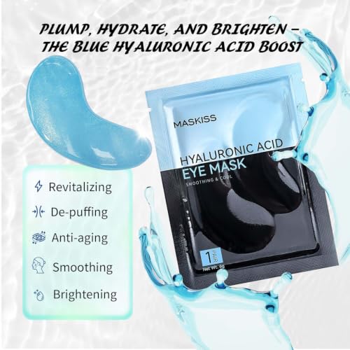 Maskiss Under Eye Patches (50 Pairs), Hyaluronic Acid Eye Masks - Product Imagery