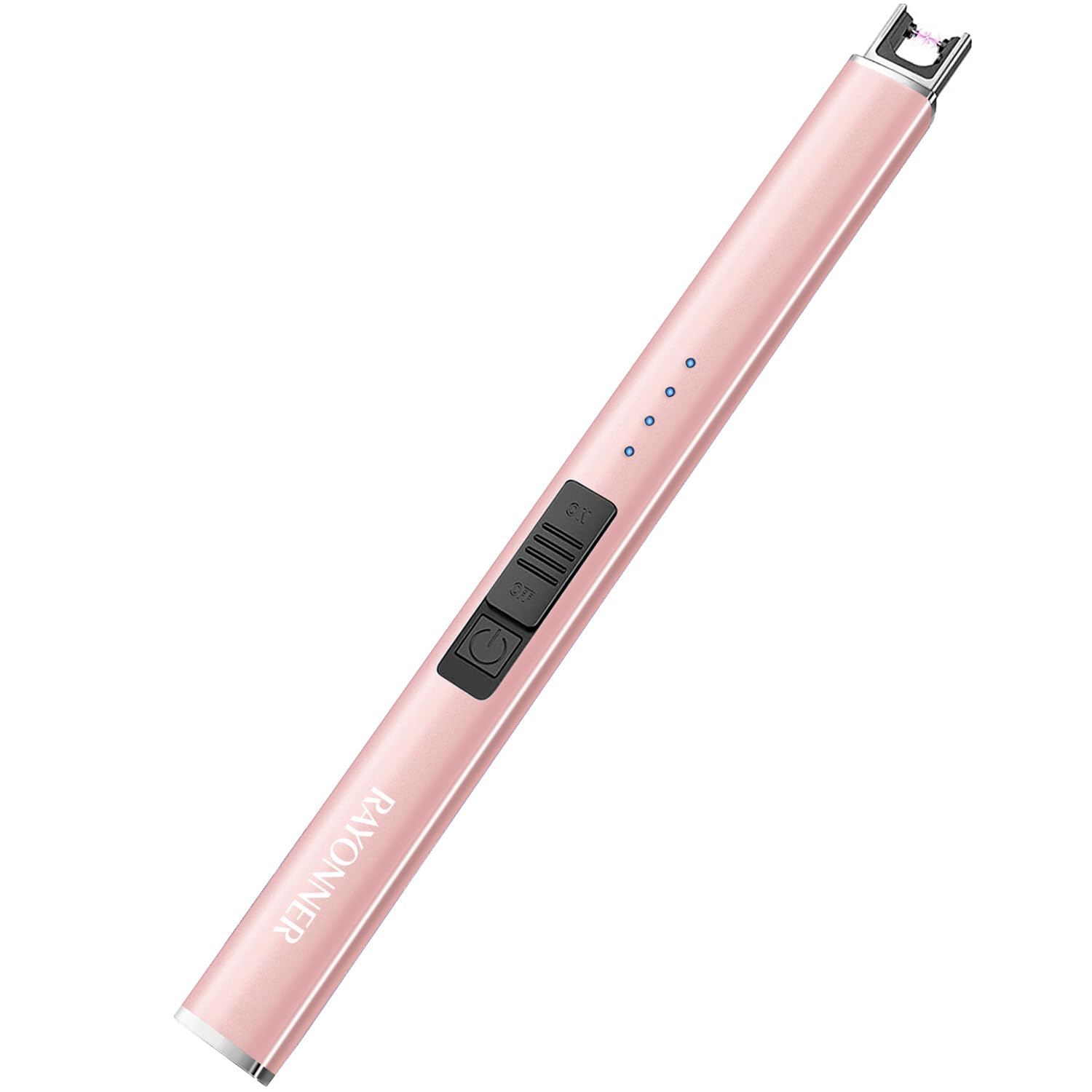RAYONNER Electric Candle Lighter USB Plasma Arc Windproof Rose Gold - View 1
