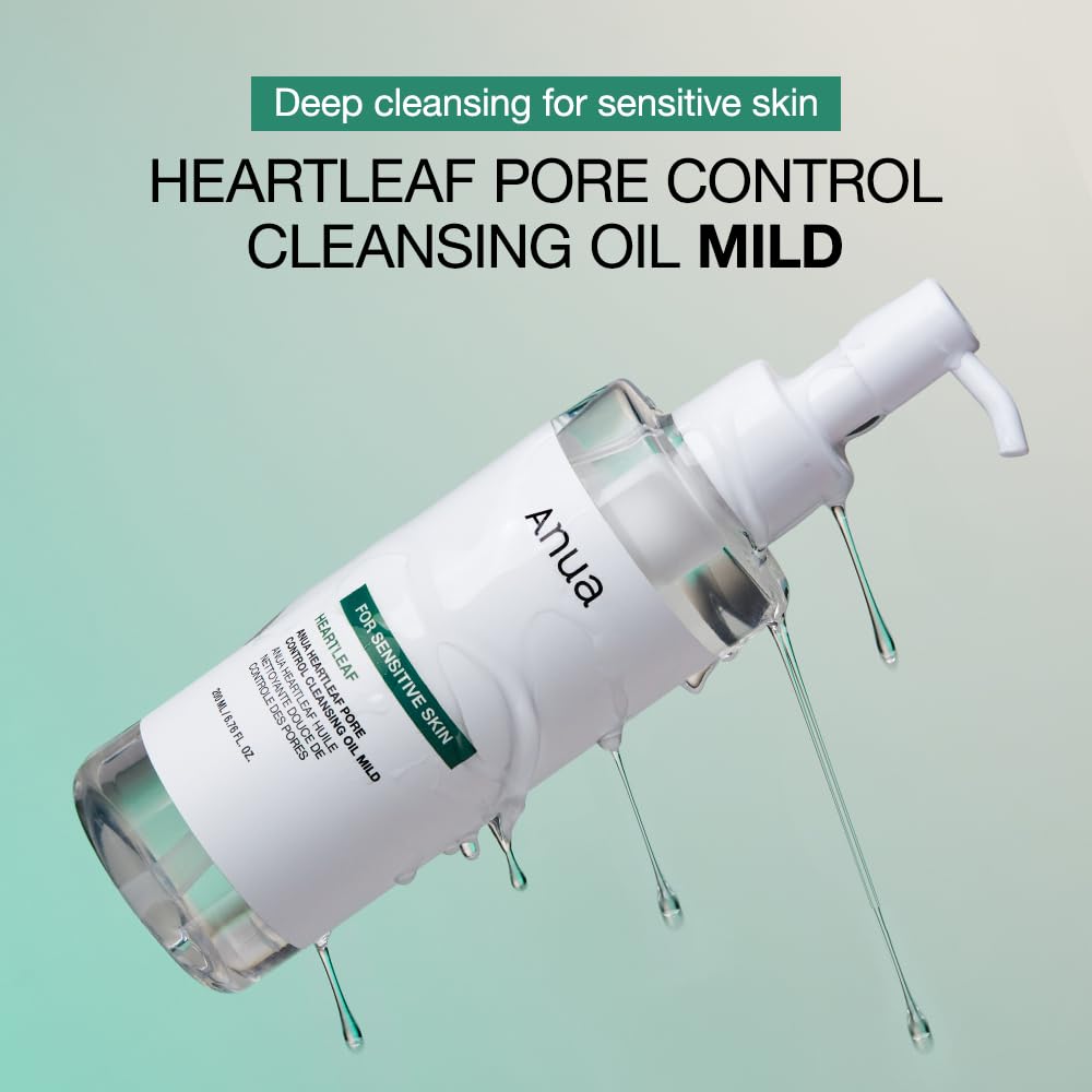 ANUA Heartleaf Pore Cleansing Oil Mild, 6.76 fl oz - ANUA