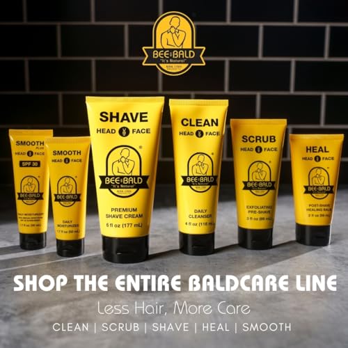 Bee Bald HEAL Aftershave for Men, Calm & Soothes, After Shave - Product Imagery