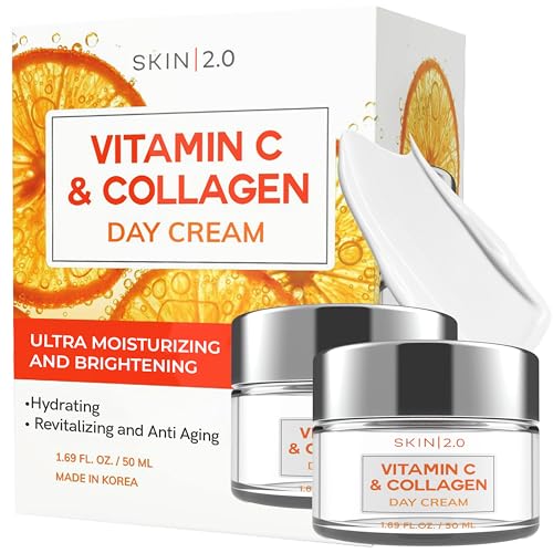Skin 2.0 Vitamin C & Collagen Face Moisturizer – Hydrating Anti - Product Imagery