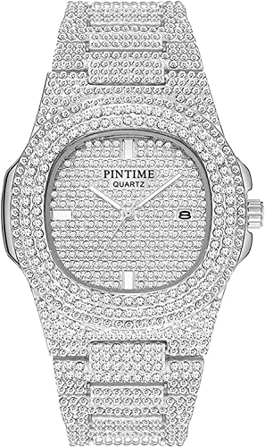 Gosasa Luxury Unisex Watches Crystal Diamond Stainless Steel - Product Imagery