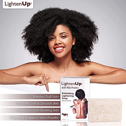 Lighten-Up Lactic Acid Exfoliating Soap, 7.7 oz / 200 g, - Product Imagery