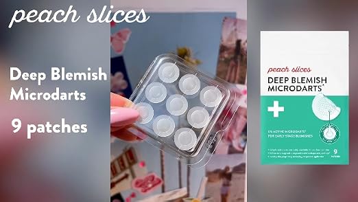 Peach Slices - Deep Blemish Microdarts (9 ct) - Early Stage Pi... - Product Imagery
