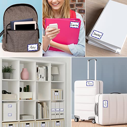 390Pcs Name Tags, 3in x 2in Name Tag Stickers, Name Tags Sticker - Product Imagery