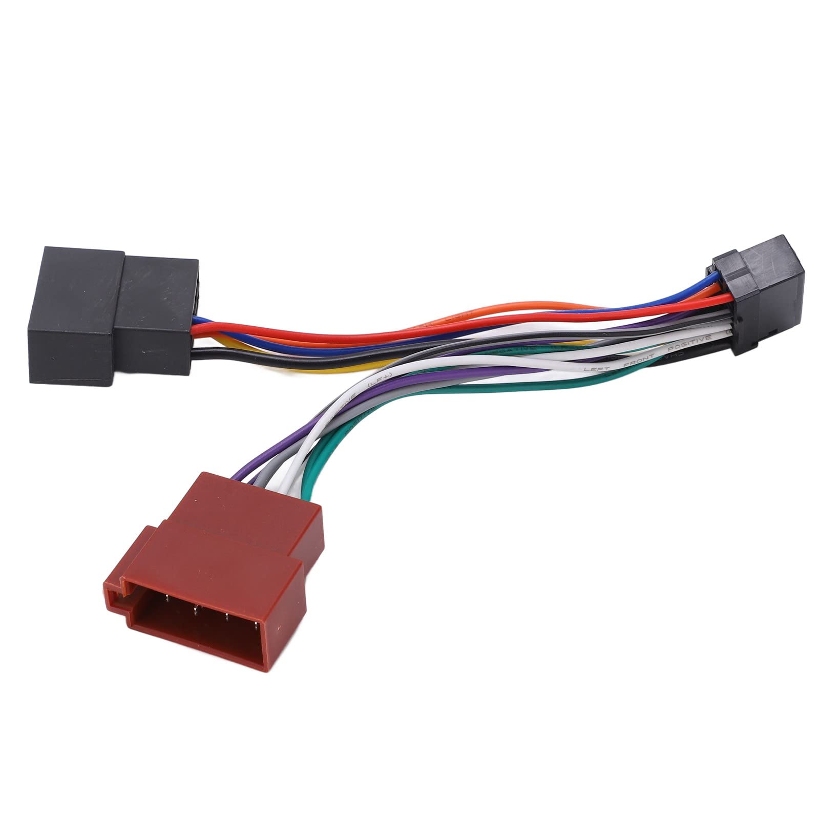 Zohisin Stereo Radio Harness Connector Adapter pre Stripped 17. 0×8. 0×2. 0 iso Wiring Harness Connector Adaptor Plug 16 pin car Stereo Radio Replacement for Plastic Lasting