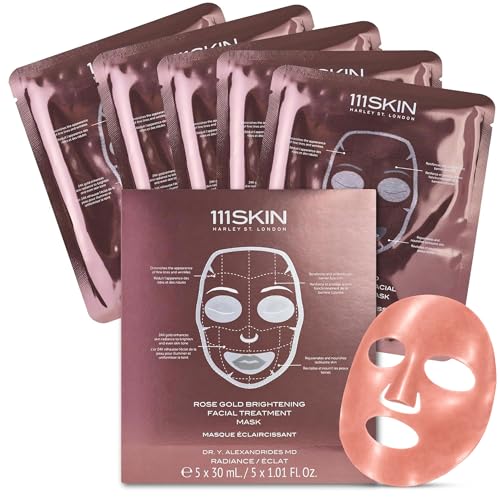 111SKIN Rose Gold Brightening Facial Treatment Mask, Set of 5 - Product Imagery