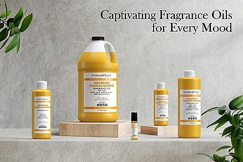Aroma Depot 16 oz. Arabian Sandalwood Fragrance Oil I Perfume I - Product Imagery
