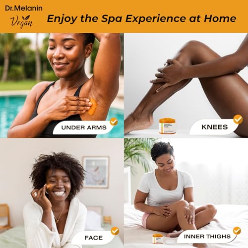 Turmeric Exfoliating Body Scrub for Uneven Skin Tone – Sea Salt - Product Imagery