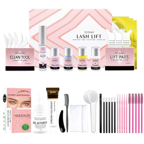 Lash Lift and Color Kit Korean Formula Lash Perm Black Lash - ECOFAN Official Imagery - 1